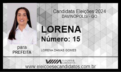 Candidato LORENA 2024 - DAVINÓPOLIS - Eleições