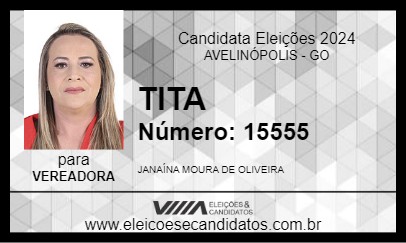 Candidato TITA 2024 - AVELINÓPOLIS - Eleições