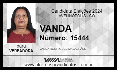 Candidato VANDA 2024 - AVELINÓPOLIS - Eleições