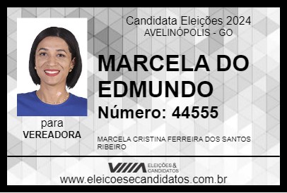 Candidato MARCELA DO EDMUNDO 2024 - AVELINÓPOLIS - Eleições