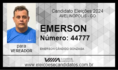 Candidato EMERSON 2024 - AVELINÓPOLIS - Eleições