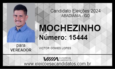 Candidato MOCHEZINHO 2024 - ABADIÂNIA - Eleições