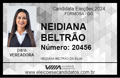 Candidato NEIDIANA BELTRÃO 2024 - FORMOSA - Eleições