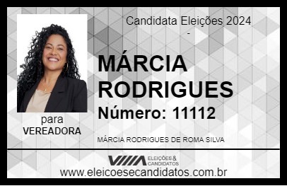 Candidato MÁRCIA RODRIGUES 2024 - NERÓPOLIS - Eleições