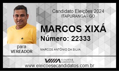 Candidato MARCOS XIXÁ 2024 - ITAPURANGA - Eleições