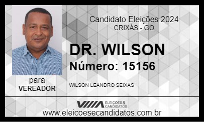 Candidato DR. WILSON 2024 - CRIXÁS - Eleições