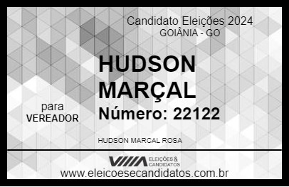 Candidato HUDSON MARÇAL 2024 - GOIÂNIA - Eleições