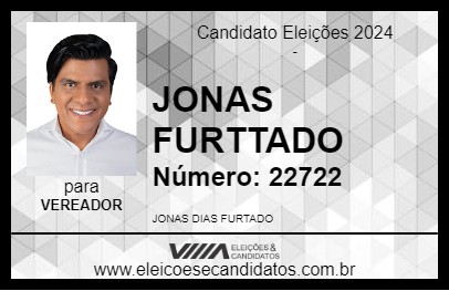 Candidato JONAS FURTTADO 2024 - GOIÂNIA - Eleições