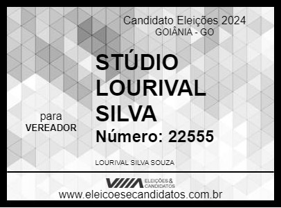 Candidato STÚDIO LOURIVAL SILVA 2024 - GOIÂNIA - Eleições