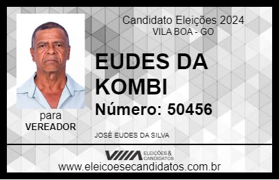 Candidato EUDES DA KOMBI 2024 - VILA BOA - Eleições