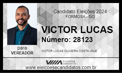 Candidato VICTOR LUCAS 2024 - FORMOSA - Eleições