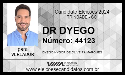 Candidato DR DYEGO 2024 - TRINDADE - Eleições