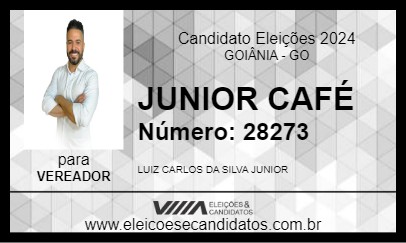 Candidato JUNIOR CAFÉ 2024 - GOIÂNIA - Eleições