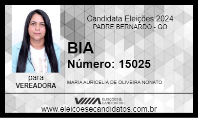 Candidato BIA 2024 - PADRE BERNARDO - Eleições