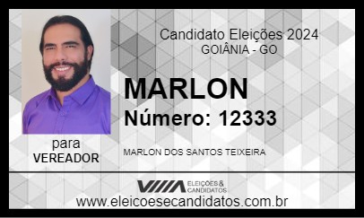 Candidato MARLON 2024 - GOIÂNIA - Eleições