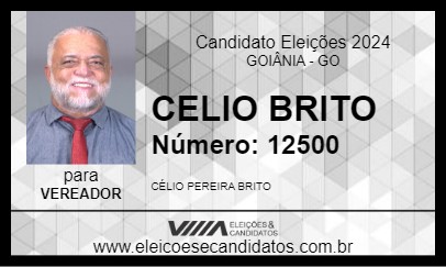 Candidato CELIO BRITO 2024 - GOIÂNIA - Eleições