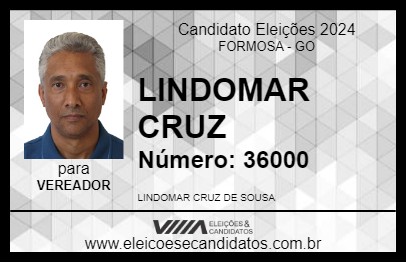 Candidato LINDOMAR CRUZ 2024 - FORMOSA - Eleições