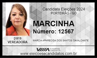 Candidato MARCINHA 2024 - PORTEIRÃO - Eleições