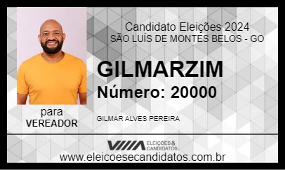 Candidato GILMARZIM 2024 - SÃO LUÍS DE MONTES BELOS - Eleições