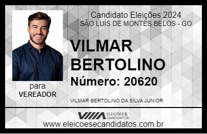 Candidato VILMAR BERTOLINO 2024 - SÃO LUÍS DE MONTES BELOS - Eleições