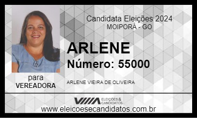 Candidato ARLENE 2024 - MOIPORÁ - Eleições