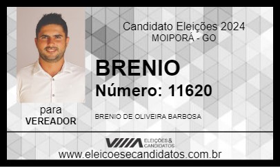 Candidato BRENIO 2024 - MOIPORÁ - Eleições