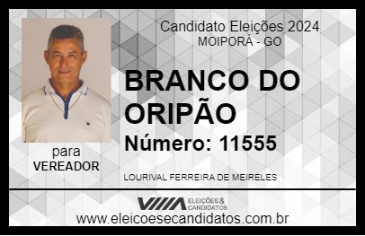 Candidato BRANCO DO ORIPÃO 2024 - MOIPORÁ - Eleições