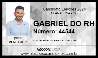 Candidato GABRIEL DO RH 2024 - PLANALTINA - Eleições