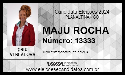 Candidato MAJU ROCHA 2024 - PLANALTINA - Eleições