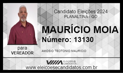 Candidato MAURÍCIO MOIA 2024 - PLANALTINA - Eleições