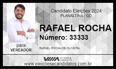 Candidato RAFAEL ROCHA 2024 - PLANALTINA - Eleições