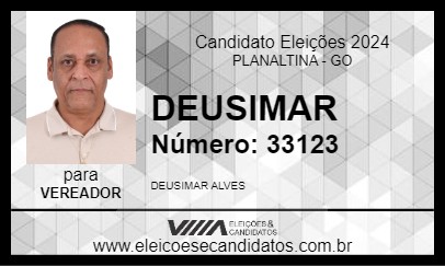 Candidato DEUSIMAR 2024 - PLANALTINA - Eleições