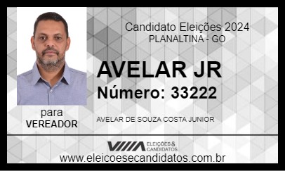 Candidato AVELAR JR 2024 - PLANALTINA - Eleições