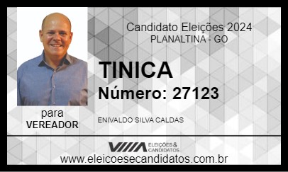 Candidato TINICA 2024 - PLANALTINA - Eleições