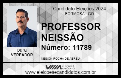 Candidato PROFESSOR NEISSÃO 2024 - FORMOSA - Eleições