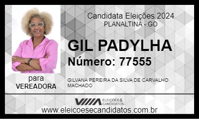 Candidato GIL PADYLHA 2024 - PLANALTINA - Eleições