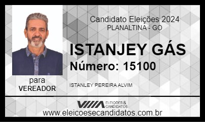 Candidato ISTANLEY GÁS 2024 - PLANALTINA - Eleições