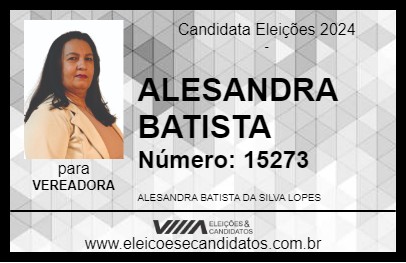 Candidato ALESANDRA BATISTA 2024 - PLANALTINA - Eleições