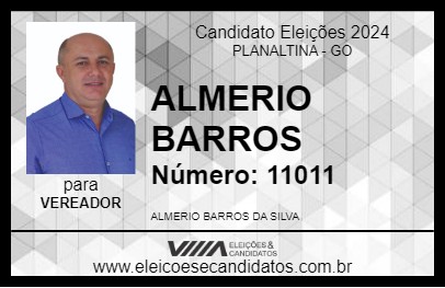 Candidato ALMERIO BARROS 2024 - PLANALTINA - Eleições