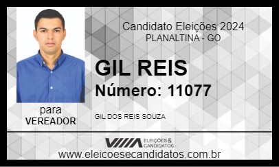 Candidato GIL REIS 2024 - PLANALTINA - Eleições