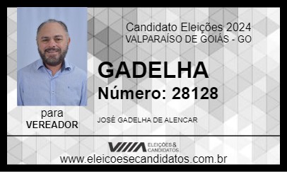 Candidato GADELHA 2024 - VALPARAÍSO DE GOIÁS - Eleições