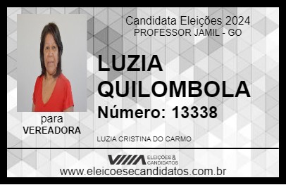 Candidato LUZIA QUILOMBOLA 2024 - PROFESSOR JAMIL - Eleições