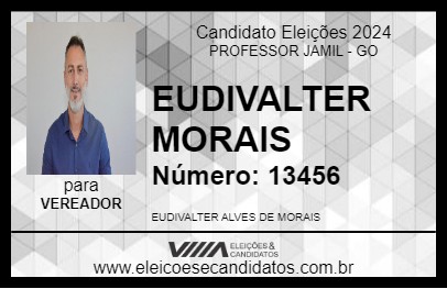 Candidato EUDIVALTER MORAIS 2024 - PROFESSOR JAMIL - Eleições