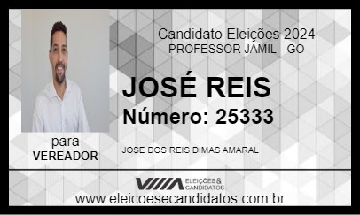 Candidato JOSÉ REIS 2024 - PROFESSOR JAMIL - Eleições