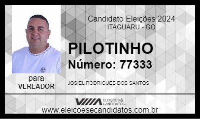 Candidato PILOTINHO 2024 - ITAGUARU - Eleições