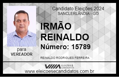 Candidato IRMÃO REINALDO 2024 - SANCLERLÂNDIA - Eleições