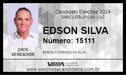 Candidato EDSON SILVA 2024 - SANCLERLÂNDIA - Eleições