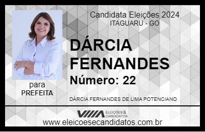 Candidato DÁRCIA FERNANDES 2024 - ITAGUARU - Eleições