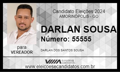 Candidato DARLAN SOUSA 2024 - AMORINÓPOLIS - Eleições