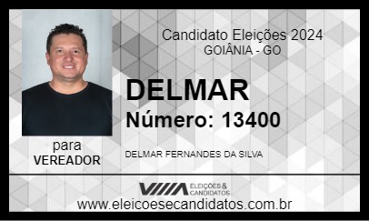 Candidato DELMAR 2024 - GOIÂNIA - Eleições